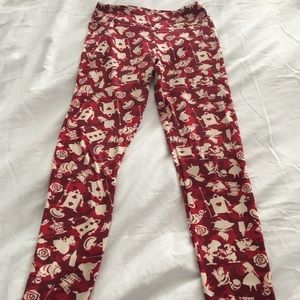Lularoe Alice in Wonderland OS leggings